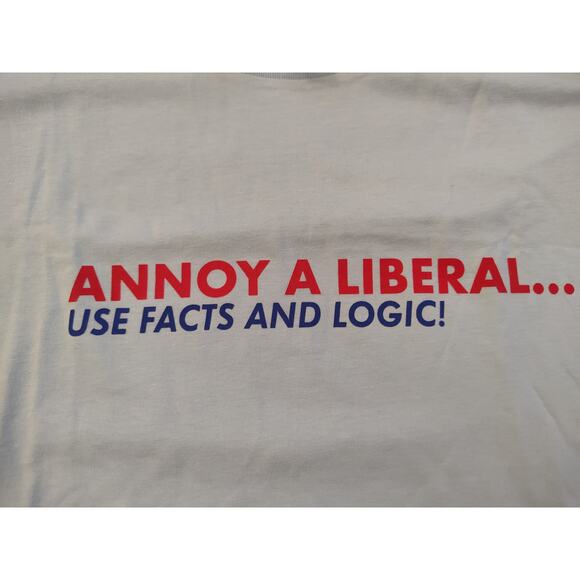 Funny Republican right wing t-shirt conservative annoy a liberal Medium - Picture 3 of 7